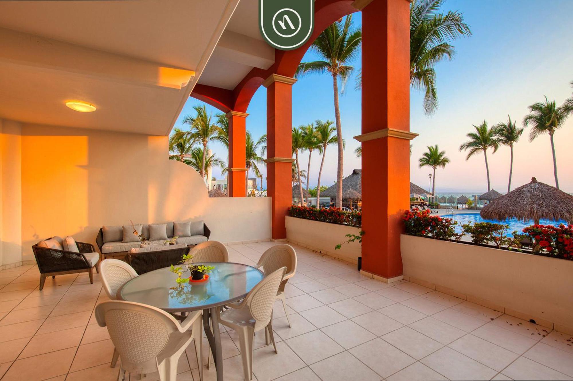 Apartamento Mexican Styled 2 Bedroom - Beachfront - Pool Nuevo Vallarta
