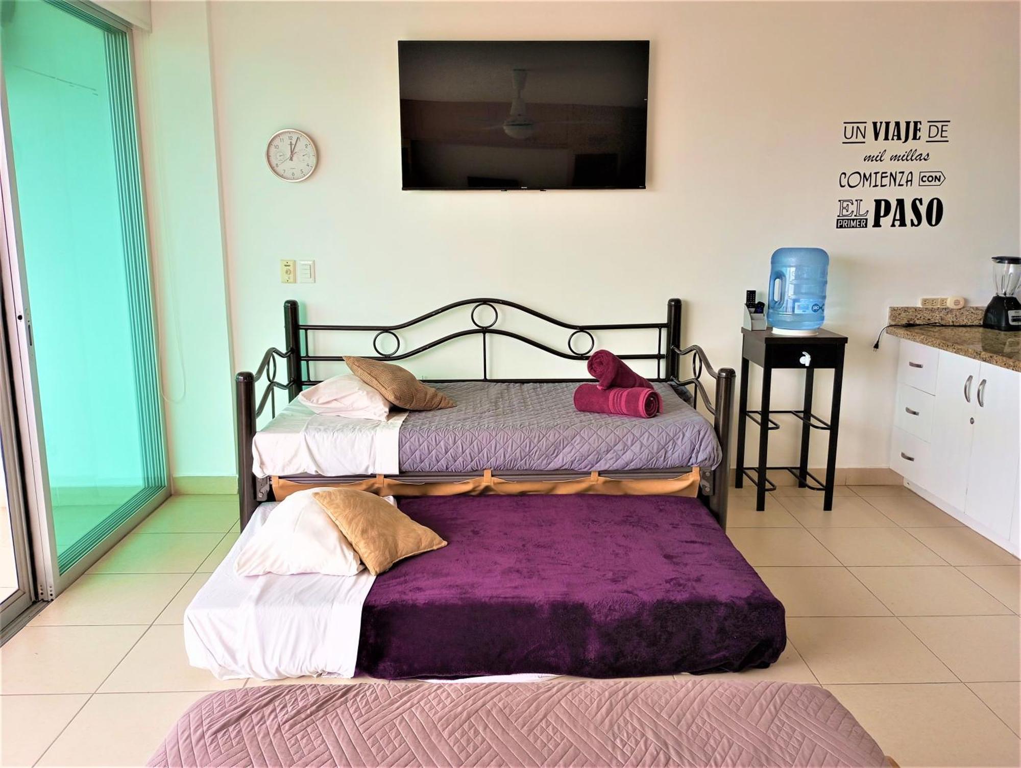 Apartamento Estudio 310 Nuevo Vallarta, Frente Al Mar, Totalmente Equipado Y Amueblado! *