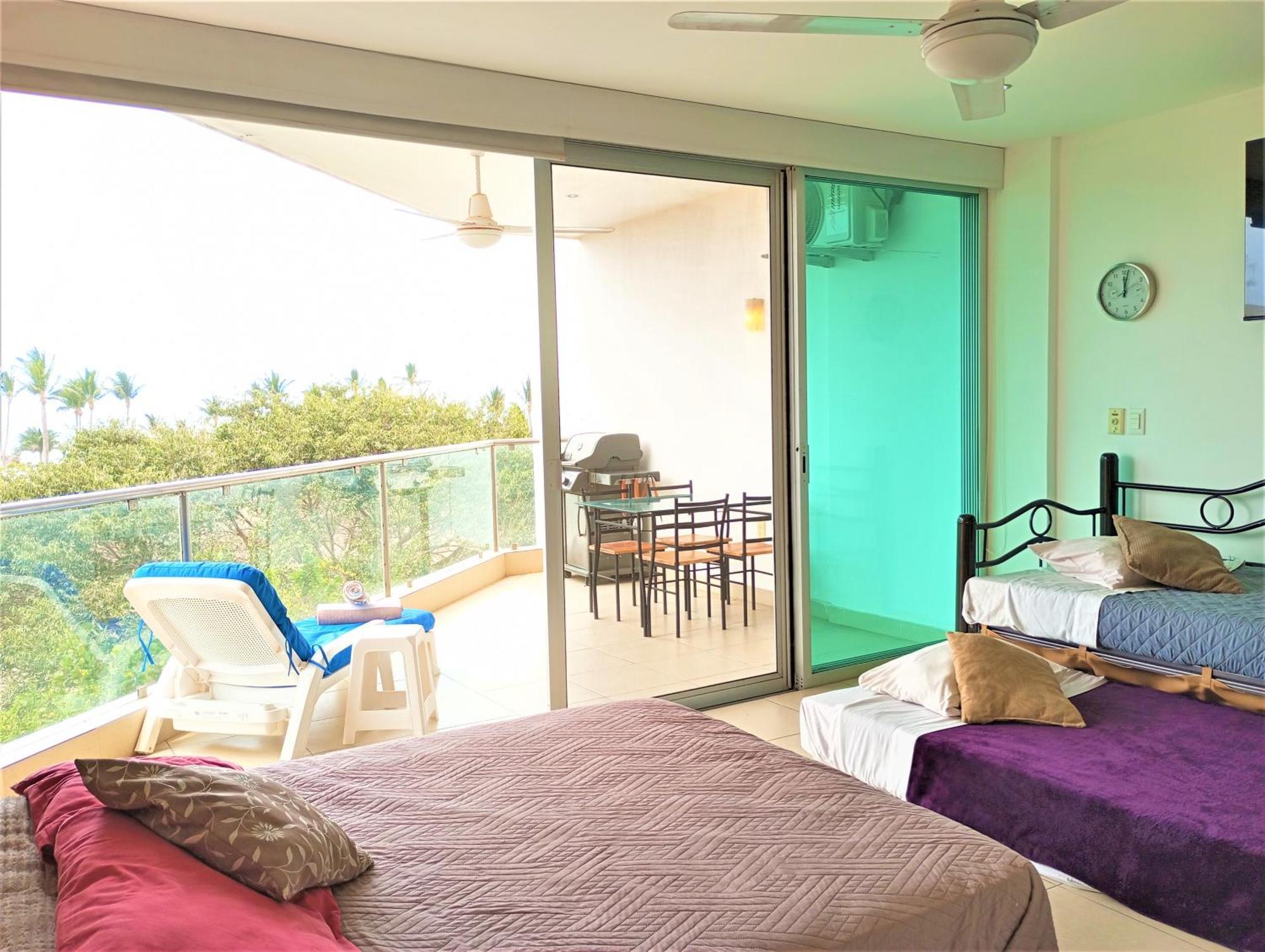 Estudio 310 Nuevo Vallarta, Frente Al Mar, Totalmente Equipado Y Amueblado! *
