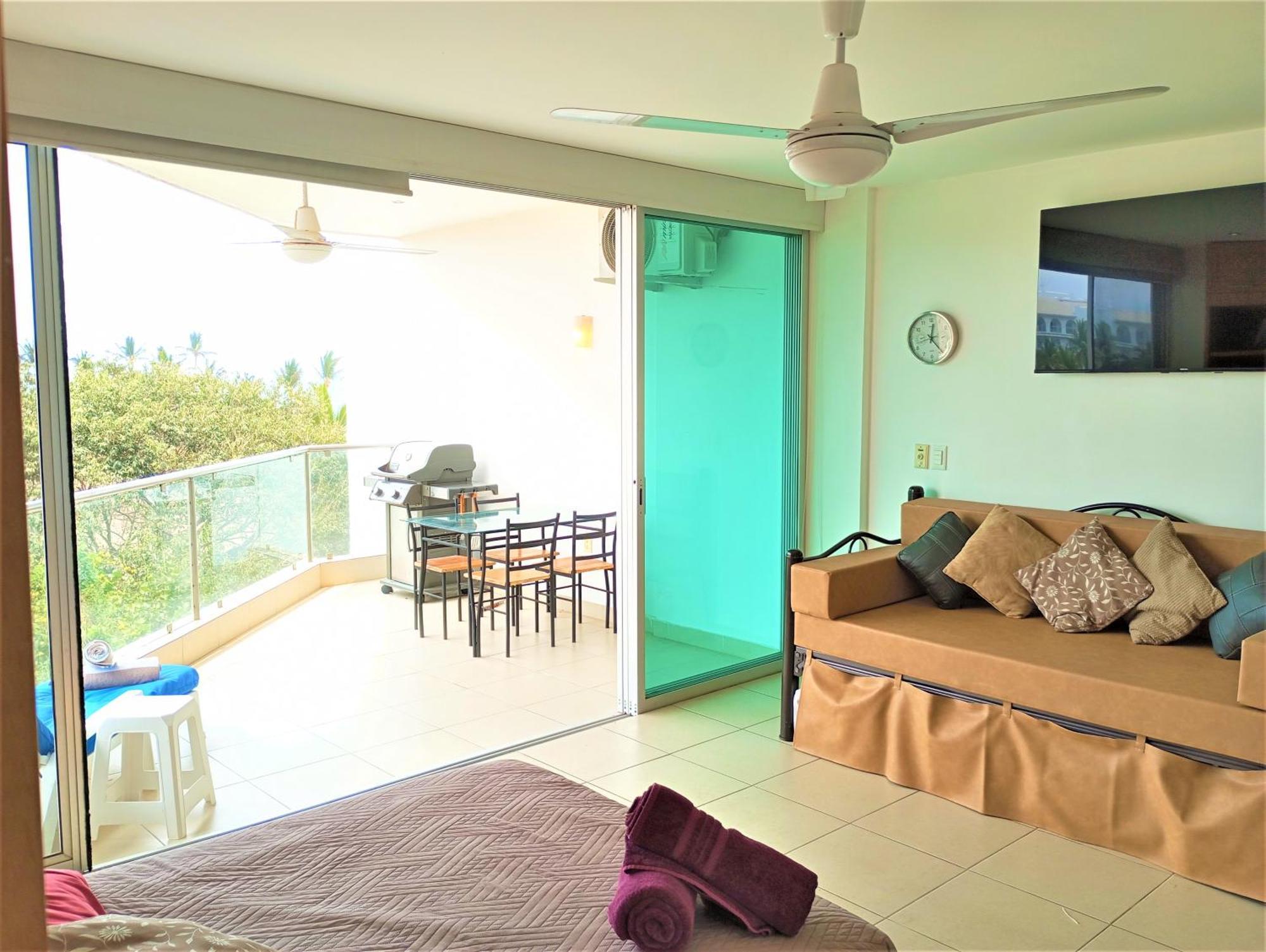 Apartamento Estudio 310 Nuevo Vallarta, Frente Al Mar, Totalmente Equipado Y Amueblado!