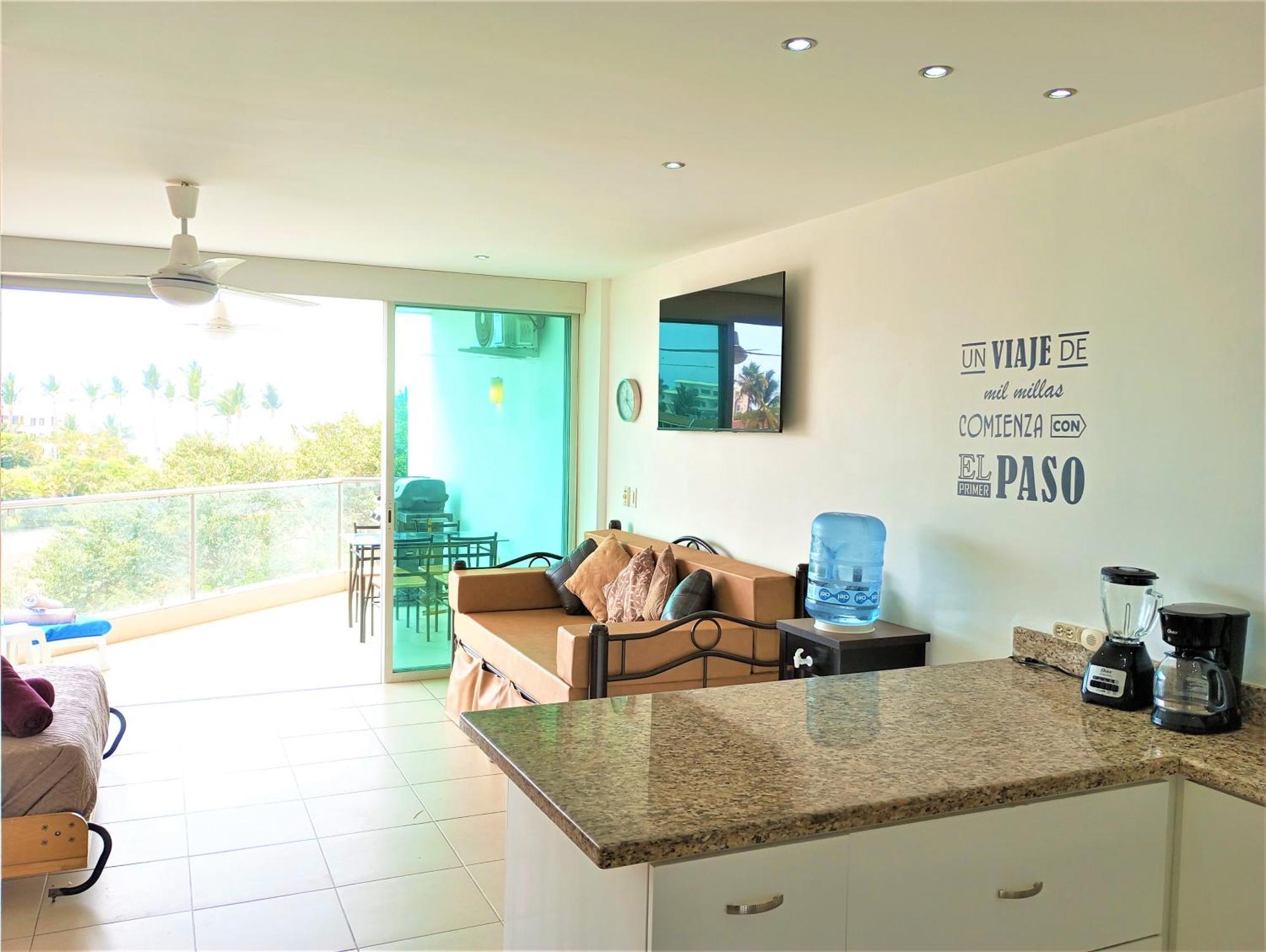 Estudio 310 Nuevo Vallarta, Frente Al Mar, Totalmente Equipado Y Amueblado! Apartamento Nuevo Vallarta