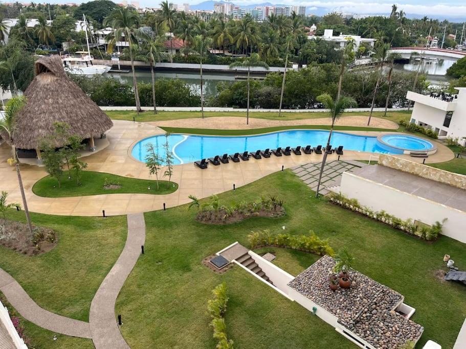 Moderno Departamento Con Vistas A Canal Y Campo De Golf * Nuevo Vallarta