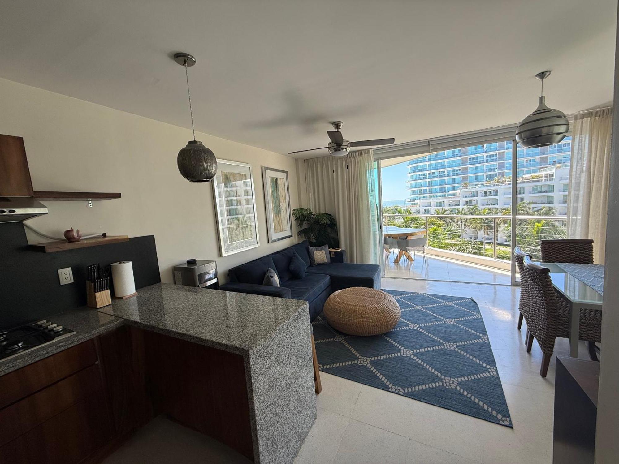 Apartamento Súper Ubicado Y Cómodo Departamento Frente Al Mar Con 2 Terrazas, Albercas Y Otras Amenidades Nuevo Vallarta