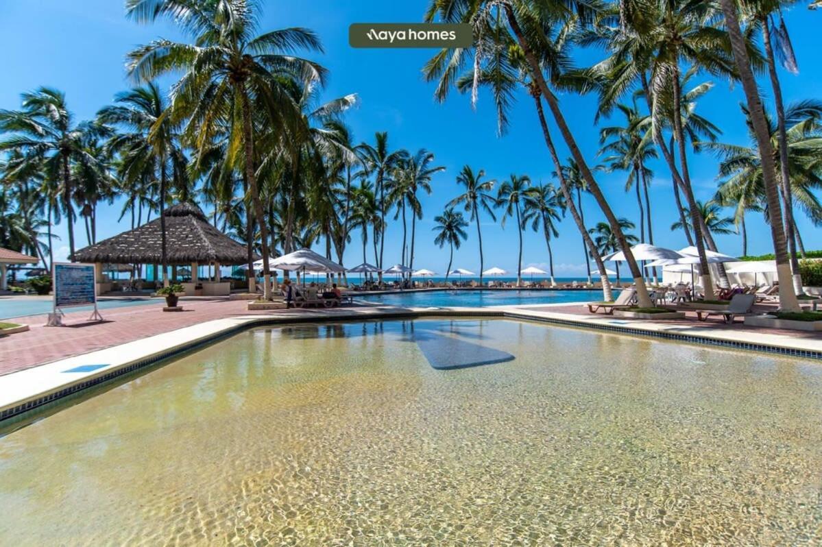 Apartamento Beachfront 2br W/ Pool - Blue Flag