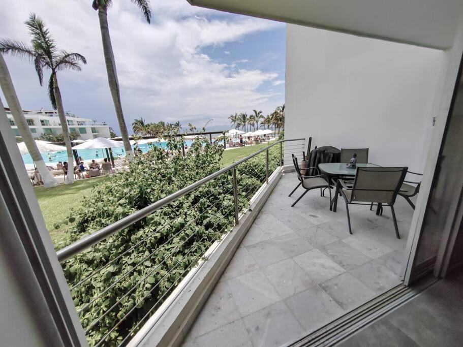 Apartamento Beachfront Bliss At Aria Ocean Flamingos *