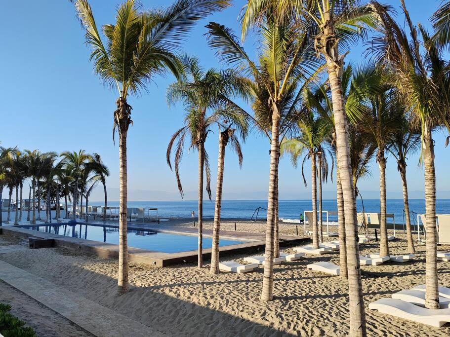 Beachfront Bliss At Aria Ocean Flamingos Apartamento Nuevo Vallarta
