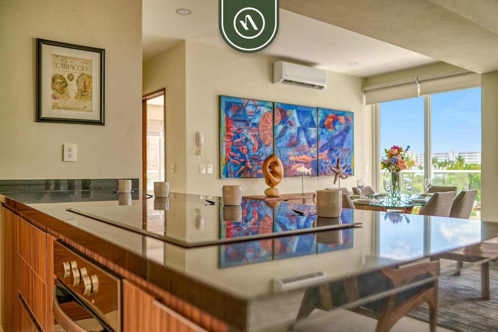 New 2 Bedroom One Street From - Pool - Gym * Nuevo Vallarta
