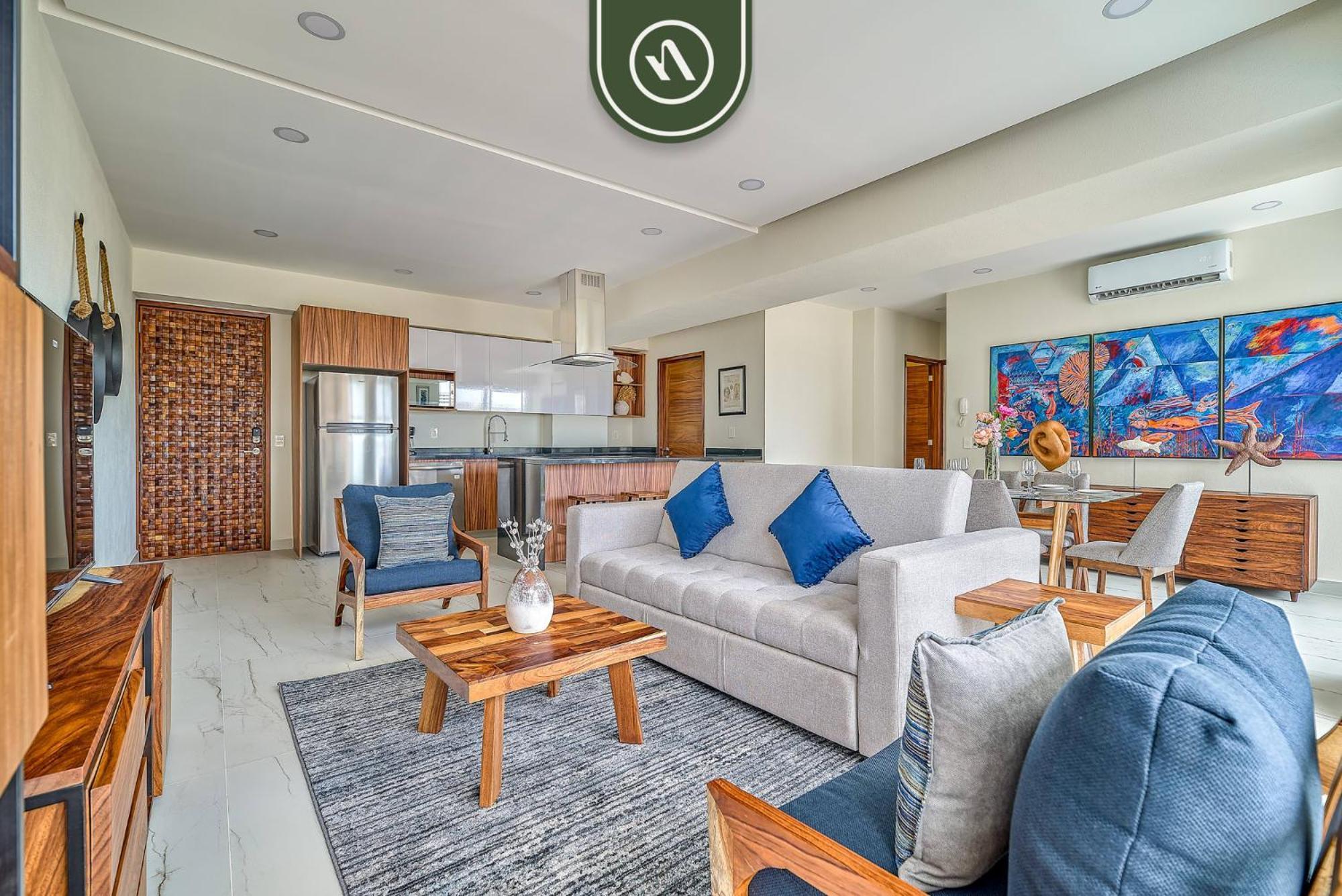 New 2 Bedroom One Street From - Pool - Gym *