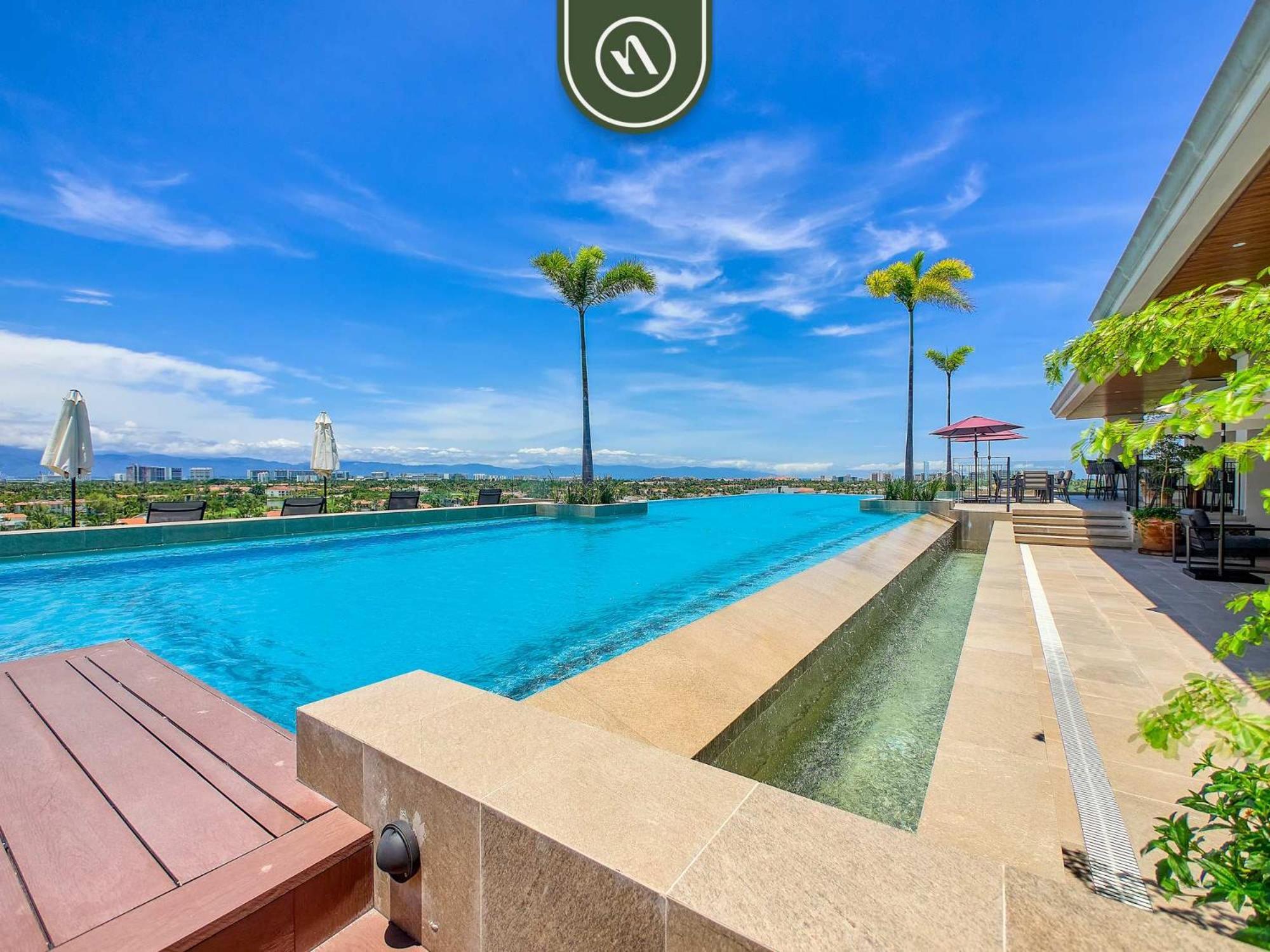 3 Bedroom Penthouse - Nuevo Nayarit - Rooftop Pool Gym Apartamento Nuevo Vallarta