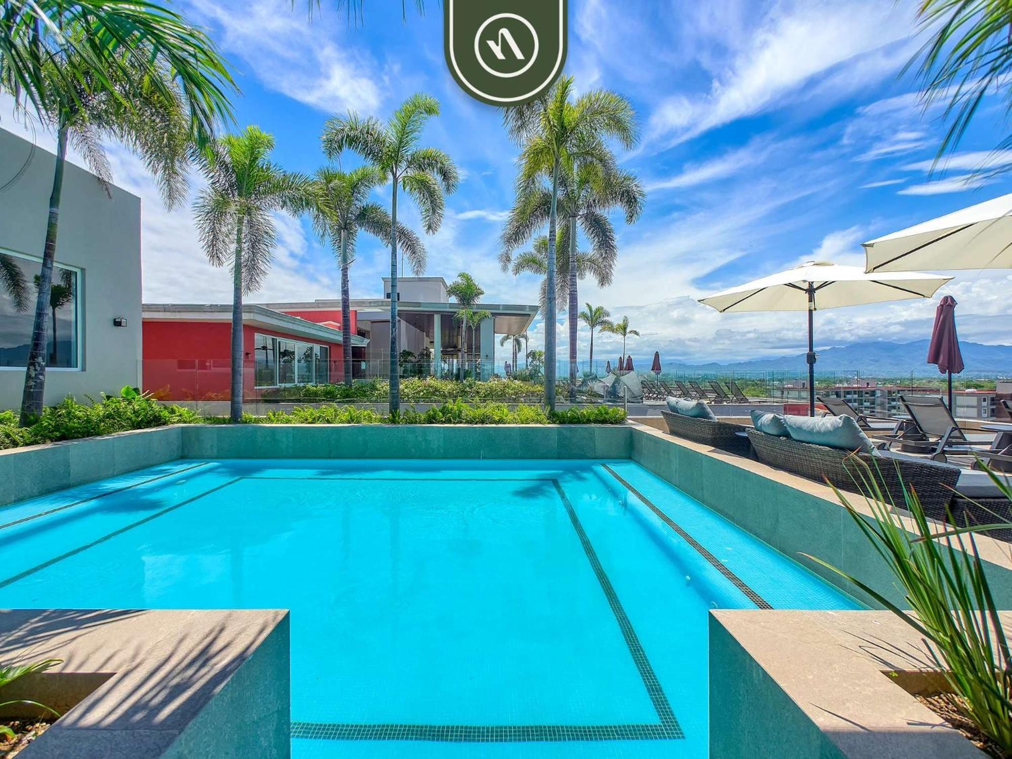 3 Bedroom Penthouse - Nuevo Nayarit - Rooftop Pool Gym Nuevo Vallarta