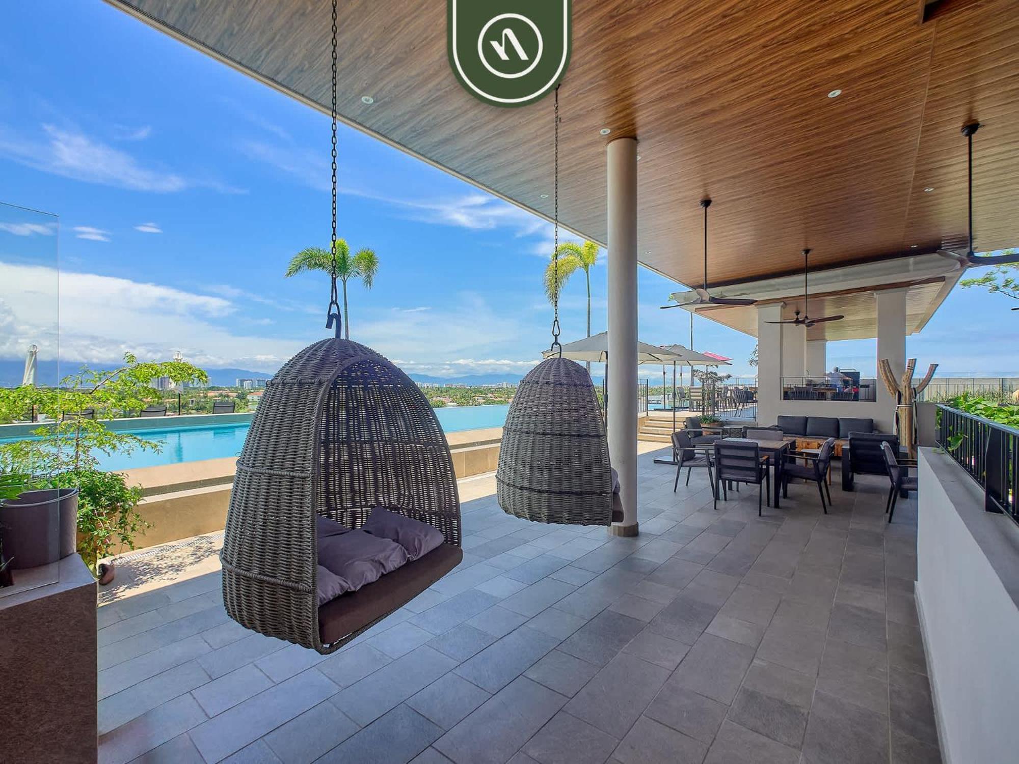3 Bedroom Penthouse - Nuevo Nayarit - Rooftop Pool Gym * Nuevo Vallarta