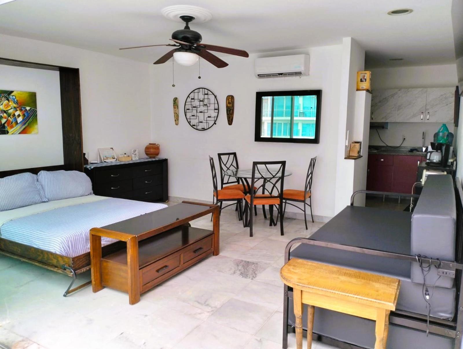 Apartamento Estudio 573 Nuevo Vallarta, Frente Al Mar, Equipado Y Amueblado !