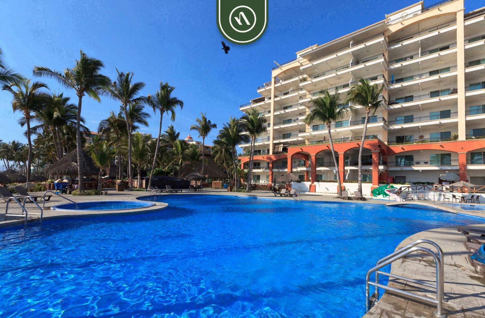 Cozy Beachfront - Club - Pools Apartamento Nuevo Vallarta