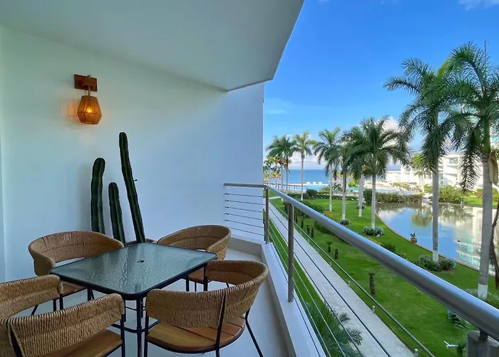 Estudio acogedor con vista al mar