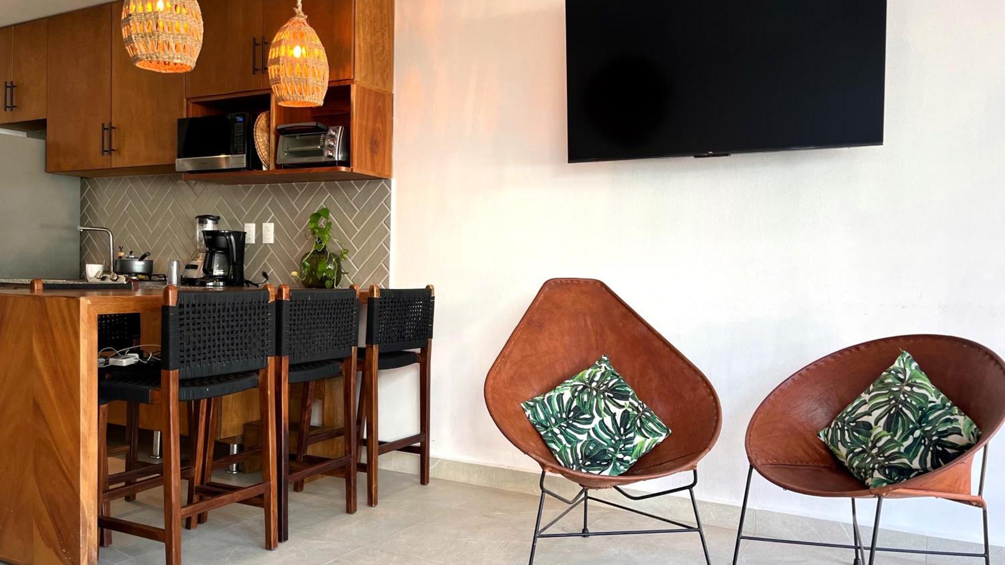 Estudio Acogedor Con Vista Al Mar Apartamento